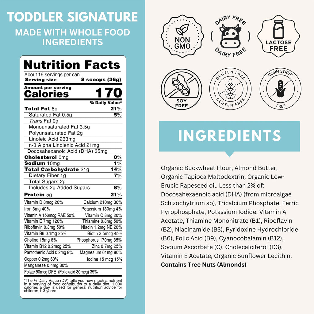 Else Signature Toddler Formula 12–36 Months, 24.07oz Pack of 1, Dairy-free