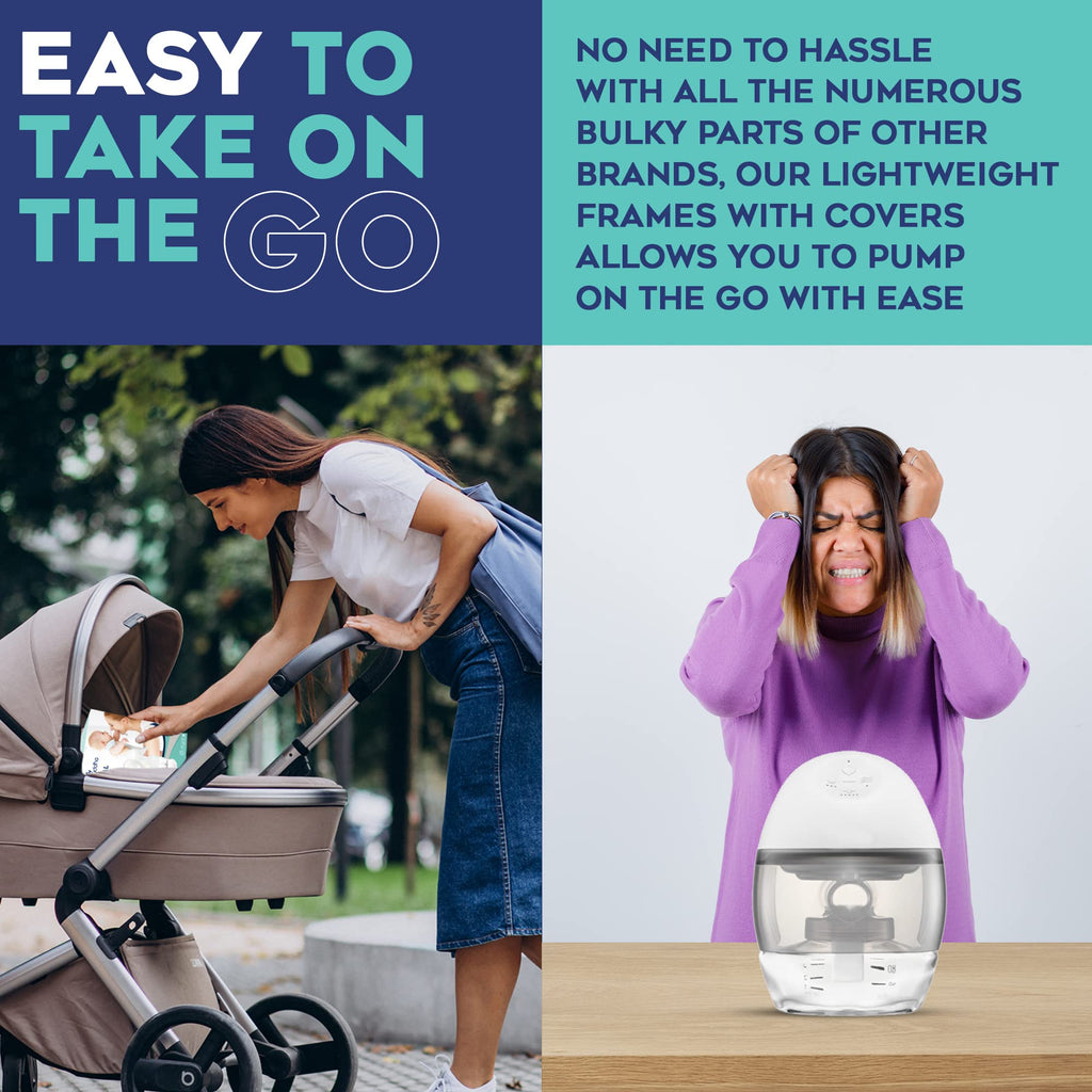 Manual Breast Pump, Single Hand Expression Breastmilk Pump, Cordless 1-Pack