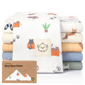 Organic Burp Cloths Baby Boy, Girl,6-Pack Large Burping Cloths(Pets & Paws)