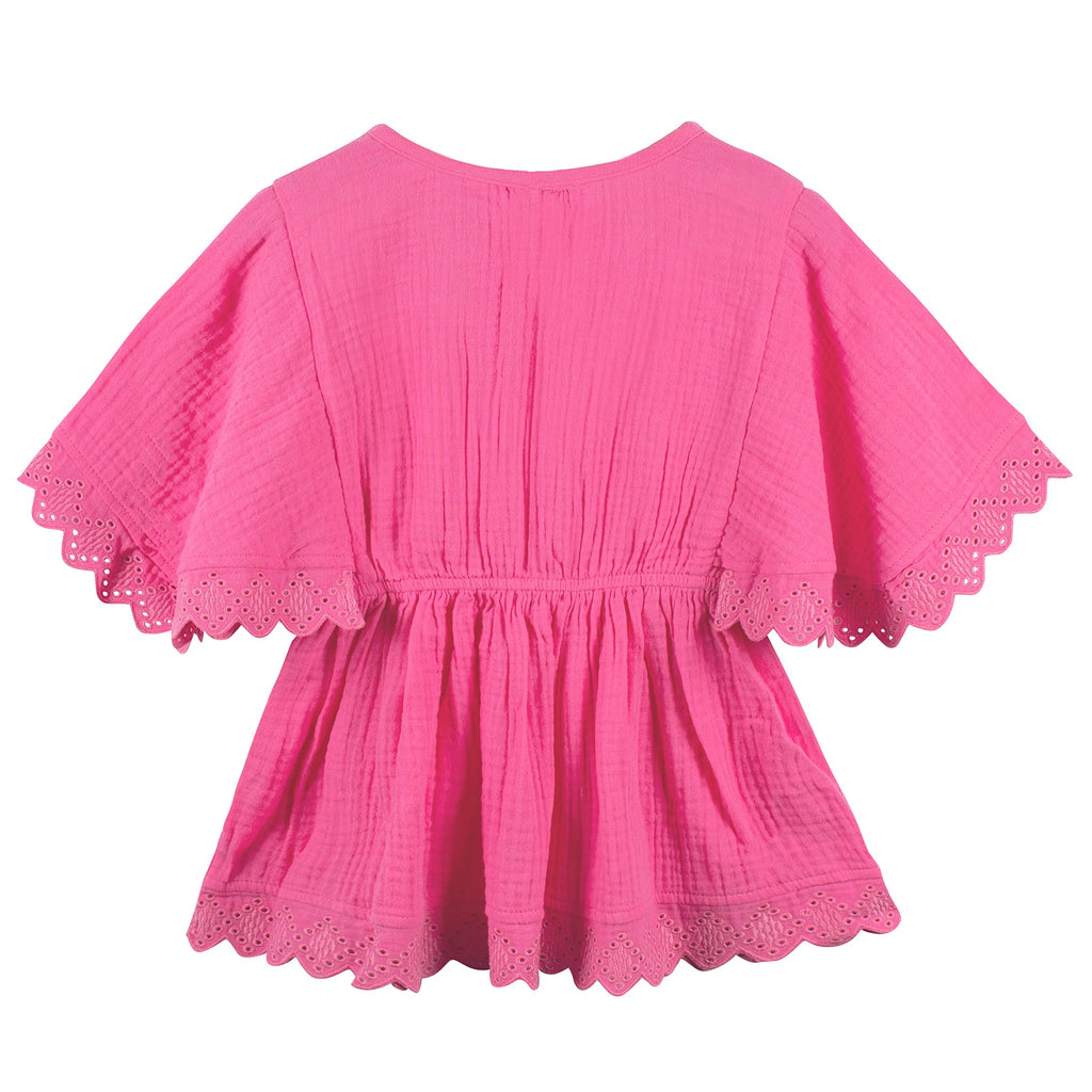 Gerber Baby Girls Toddler Kaftan Swimwear Cover Up, Pink, 3T US