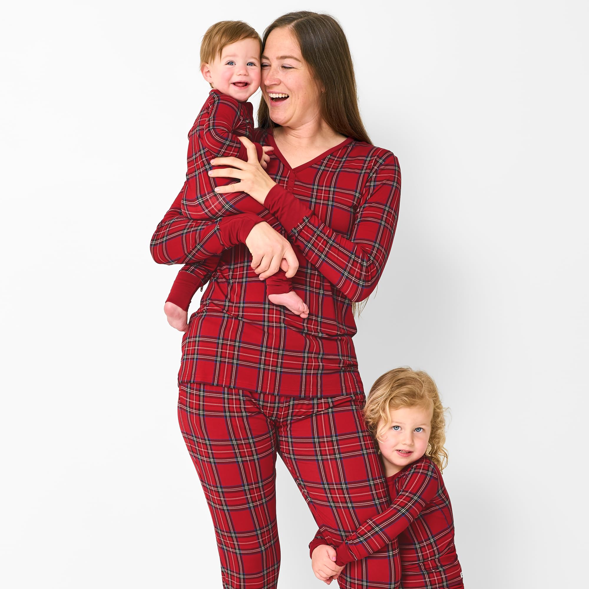 Little Sleepies Baby Christmas Pajamas, Holiday Plaid, 3-6 months