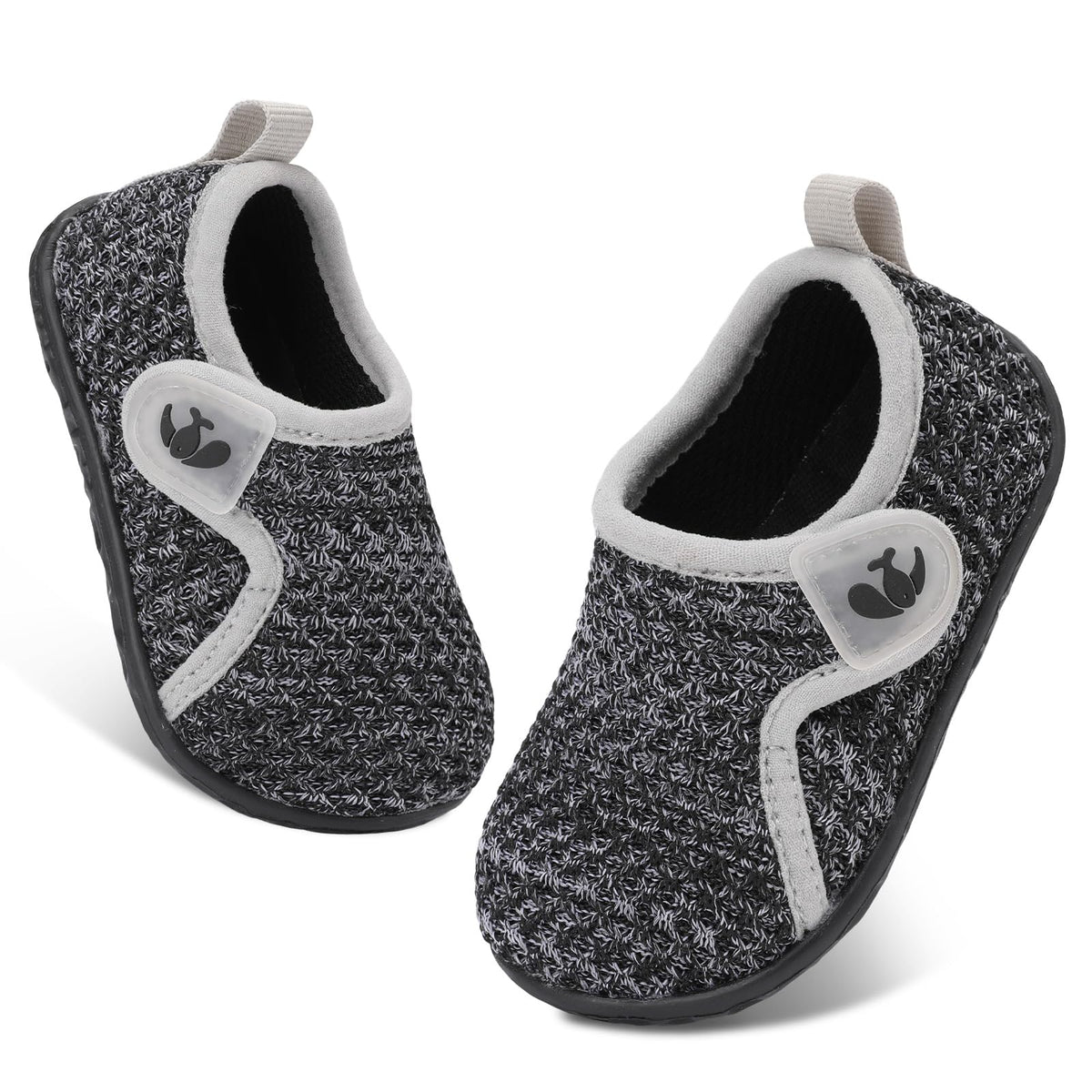FEETCITY Infant Shoes Girls Boys Slip On Sneaker Newborn Crib Shoes First Walking Shoe Pink Grey