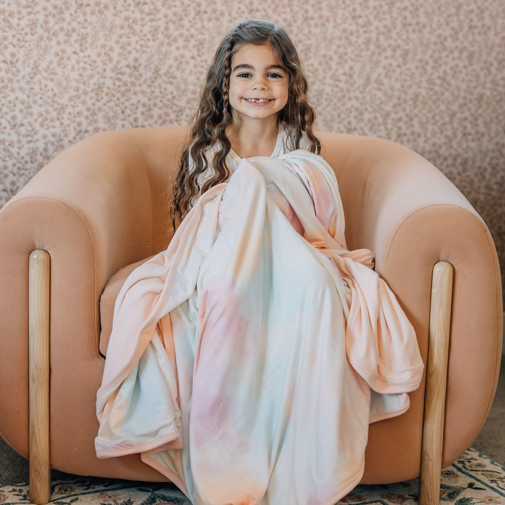 Copper Pearl Jumbo 3-Layer Baby Blanket: Soft Baby Quilts for Boys and Girls | Breathable, Cozy, Toddler Blanket | Baby Quilt for Newborns | 46x46 Premium Polyester/Rayon | Nova