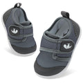 FEETCITY Unisex Baby Shoes Boys Girls Toddler Sneakers Slip On Infant First Walking Shoes Crib Shoe Grey