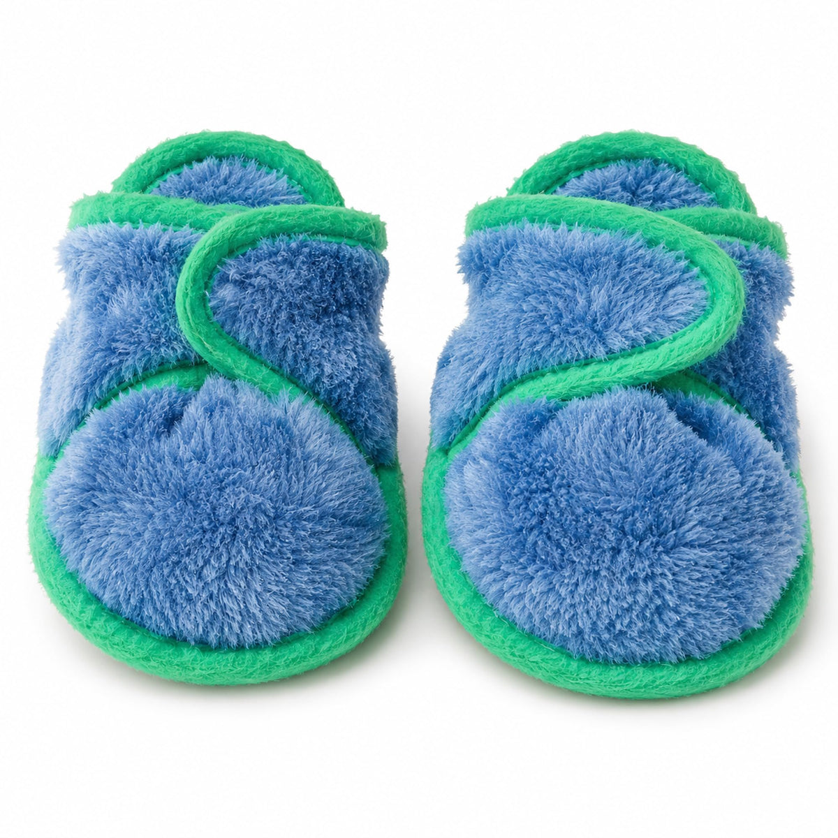 baby deedee Baby Booties - Sherpa Fleece, Snap Closure 18M Silver Plum