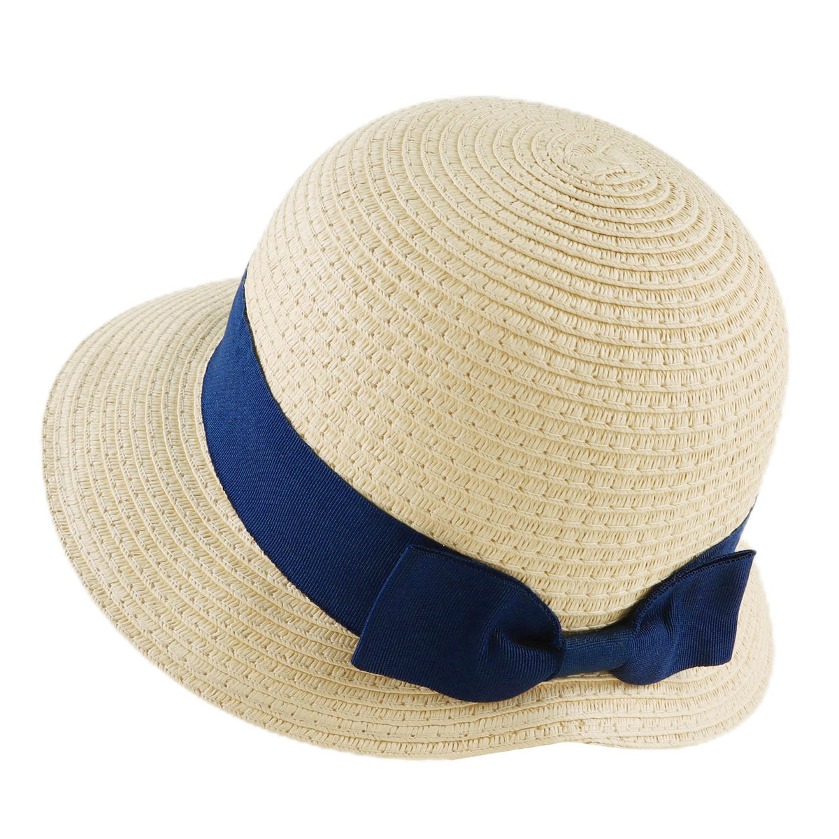 JANGANNSA Baby Girl Straw Hat Outdoor Baby Sun Protection Hats Summer Bowknot Beach Cap for Infant Toddler Girls(Lace Tie-Pink,2-5 Years)
