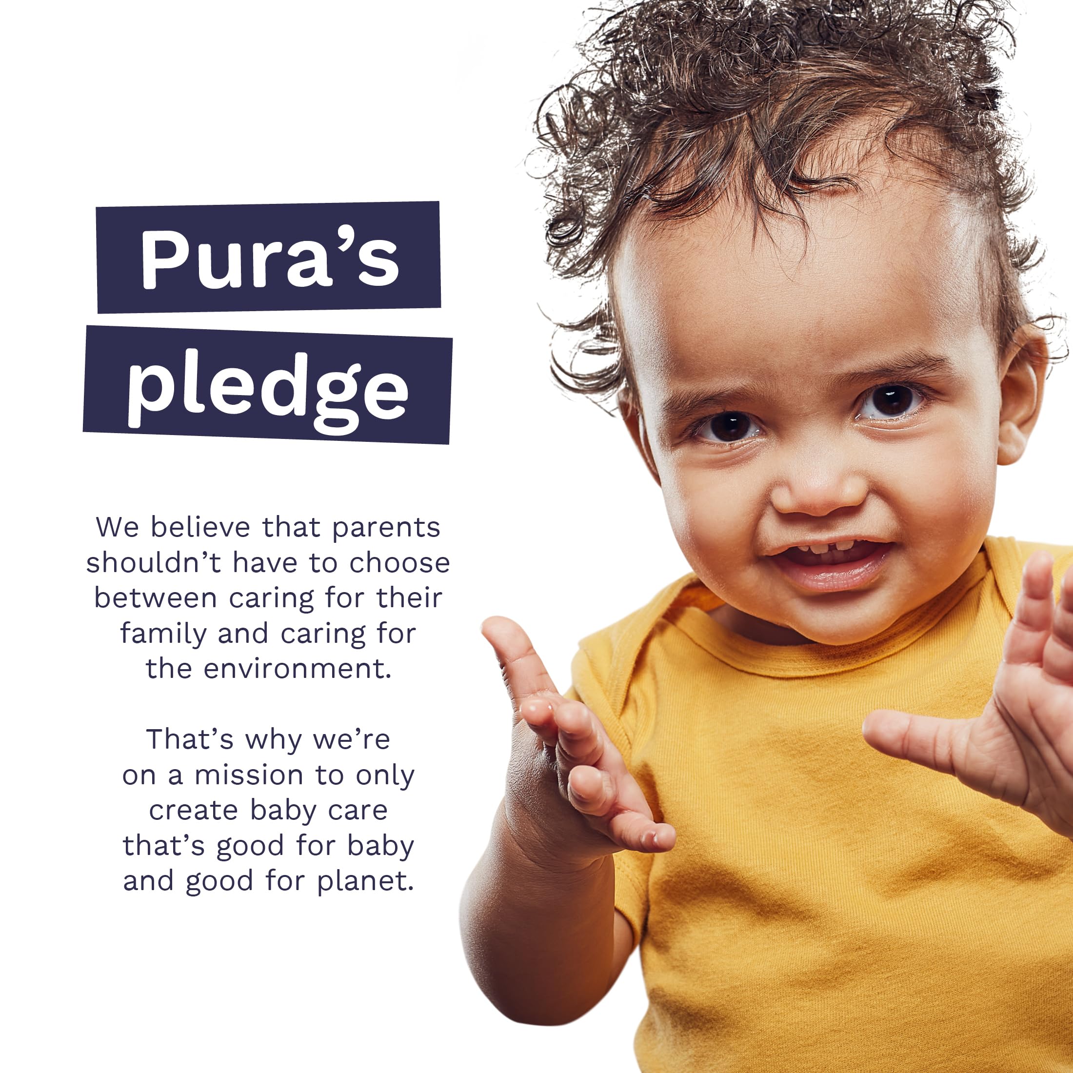 Pura Hypoallergenic Diapers Size 2 (7-13 lbs) Monthly Pack, Totally Chlorine Free, Wetness Indicator, Suitable for Sensitive Skin, Soft Organic Cotton Comfort, Overnight, 6 Packs of 29 (174 Diapers)