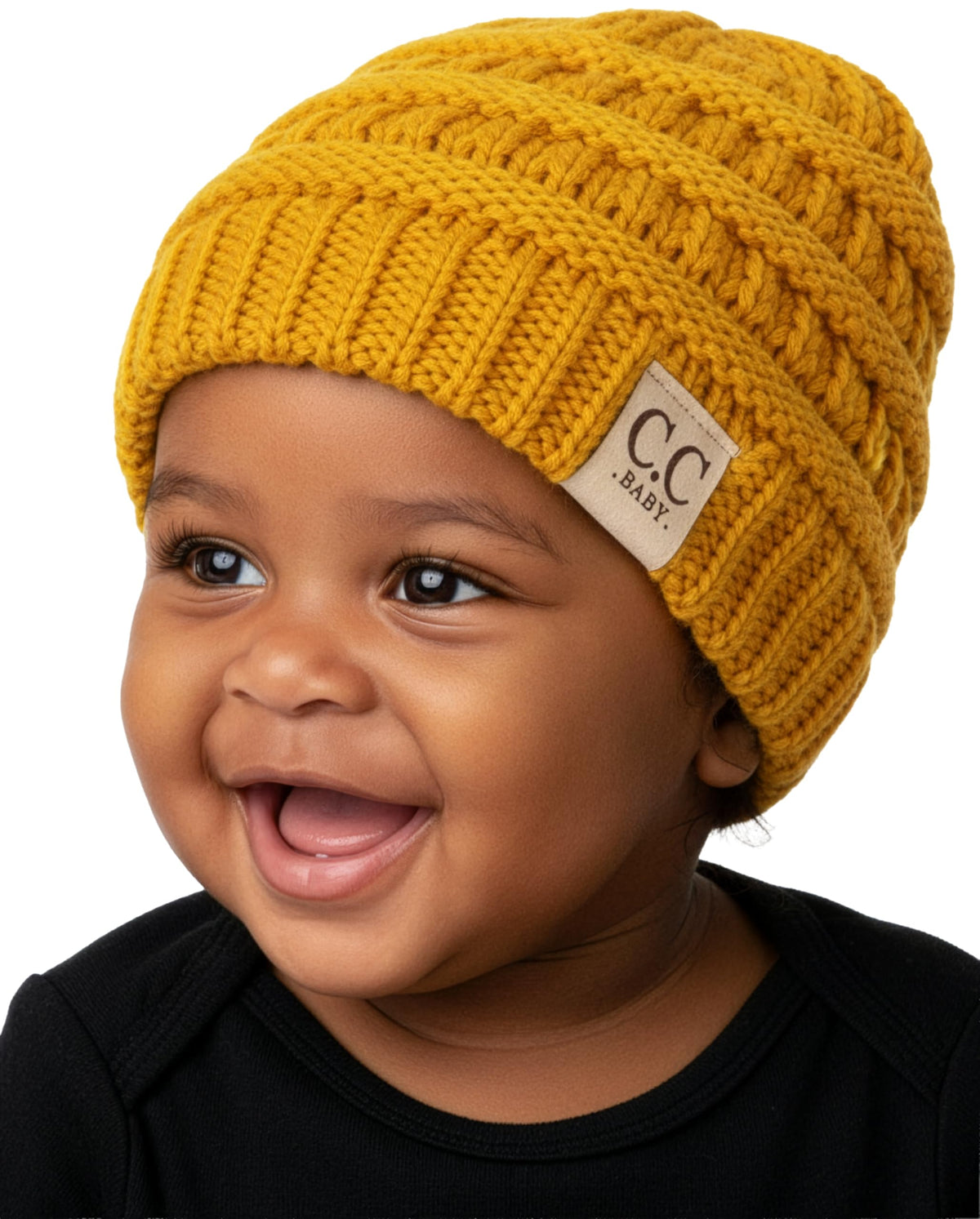 Funky Junque Baby Winter Hat – Cute Newborn Beanie, Infant Girl Hats 0–12 Months, Soft Knit Baby Beanies for Boys & Girls, Cozy Warm Stocking Stuffer Gift: Beige