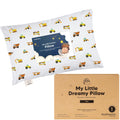 Mini Toddler Pillow with Pillowcase, 9x13 My Dreamy Pillow (Construction)