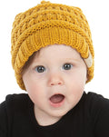 Funky Junque Baby Winter Hat – Cute Newborn Hats, Cozy Warm Infant Beanie, Soft Knit Stocking Stuffer for Babies 0–12 Months