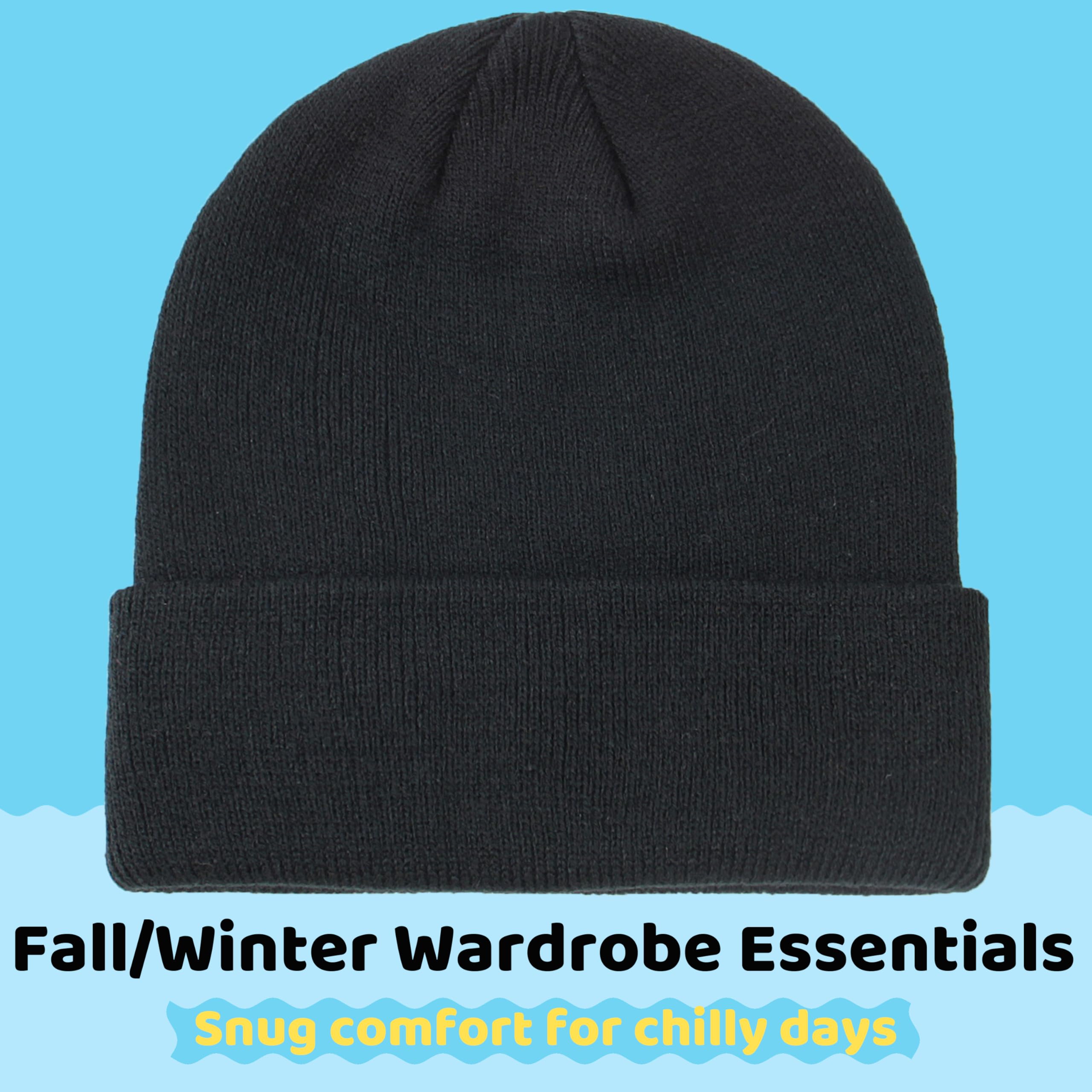 YMYDYFC Baby Beanie 3Pack Toddler Beanie Baby Winter Hats Boy&Girl 0-6Years