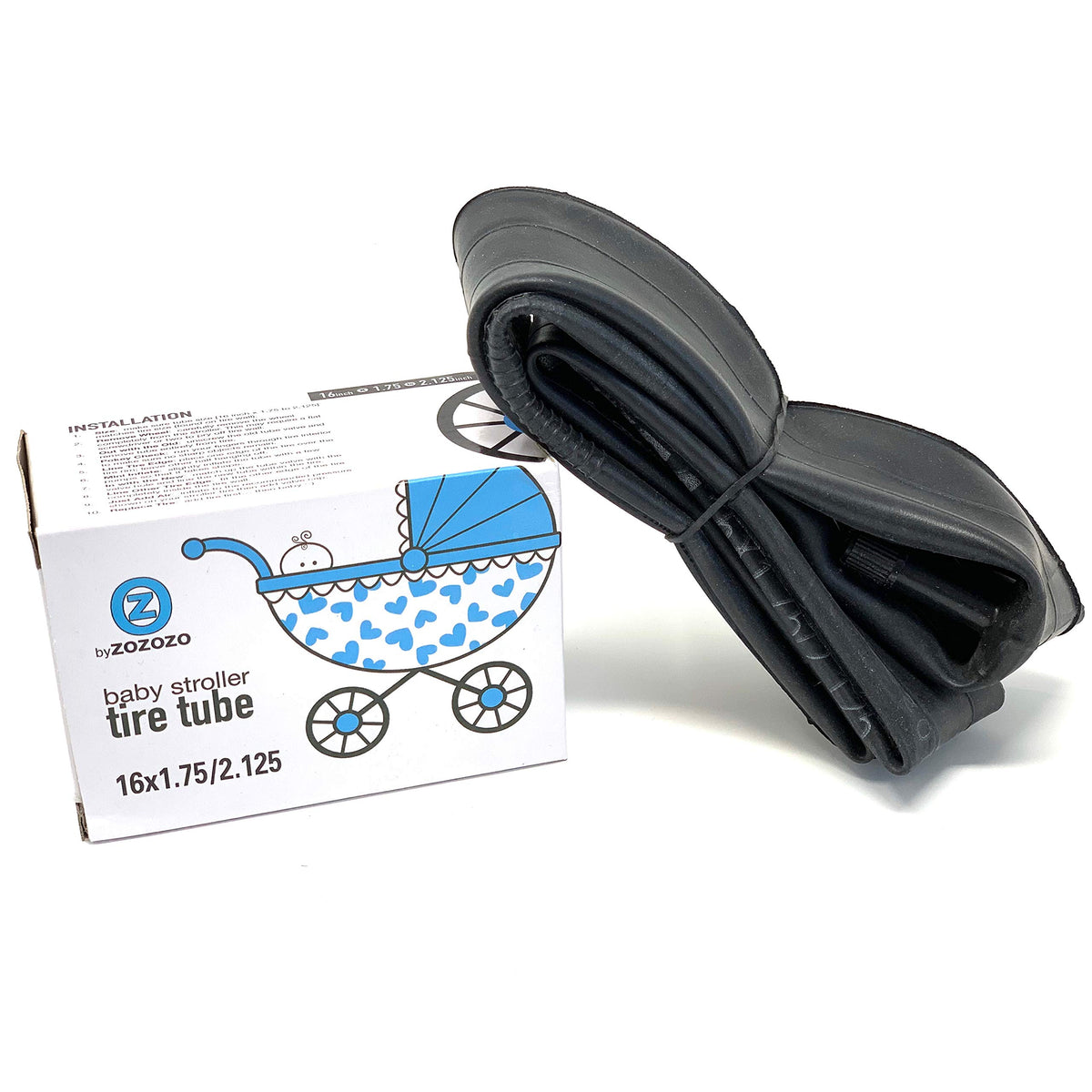 ZOZOZO BOB Jogging Stroller Front Tire Tube Replacement, 12.5x1.75 in