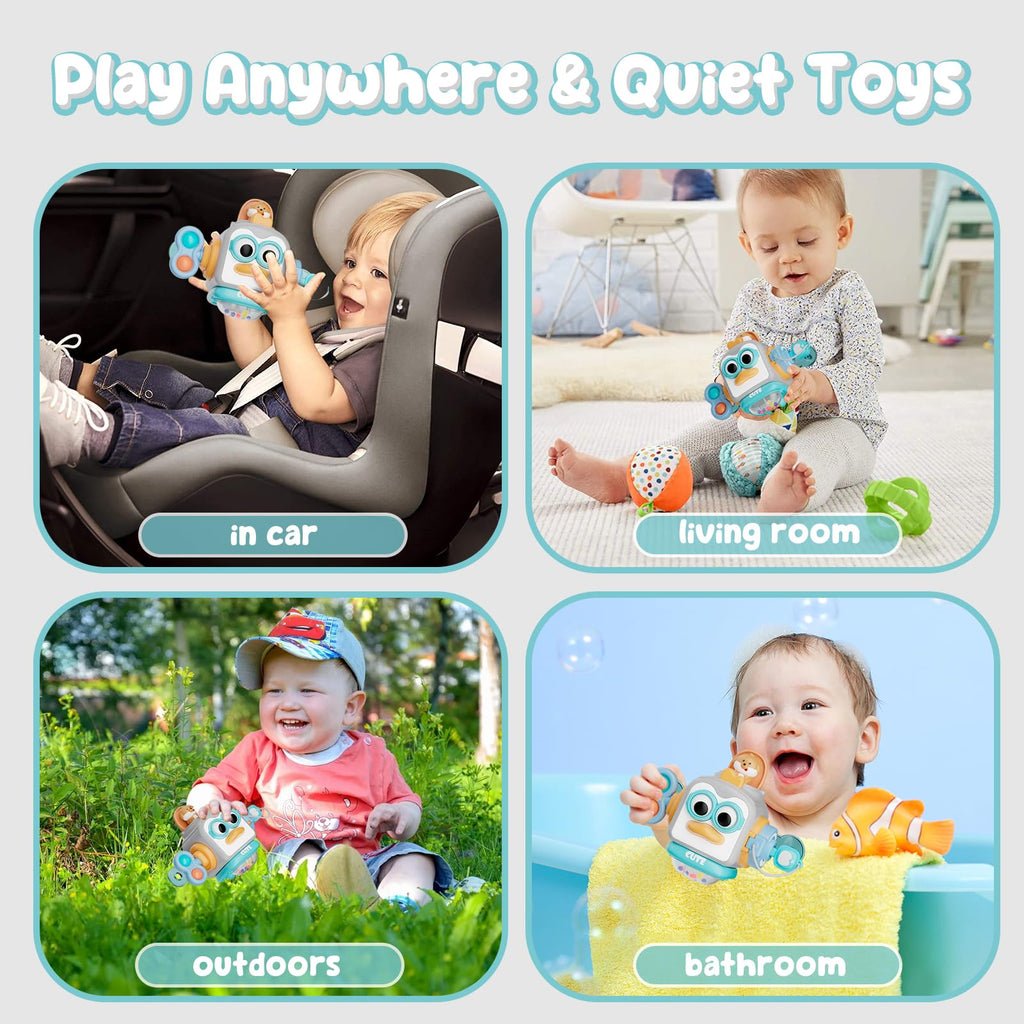 OSIMILY Busy Cube for 1 Year Old Toys| Montessori Toys for 1 Year Old,Sensory Toys for Toddlers 1-3,Learning Fine Motor Skills Toys,Birthday Gift for Baby Aged 6, 9, 10, 12, 18 Months