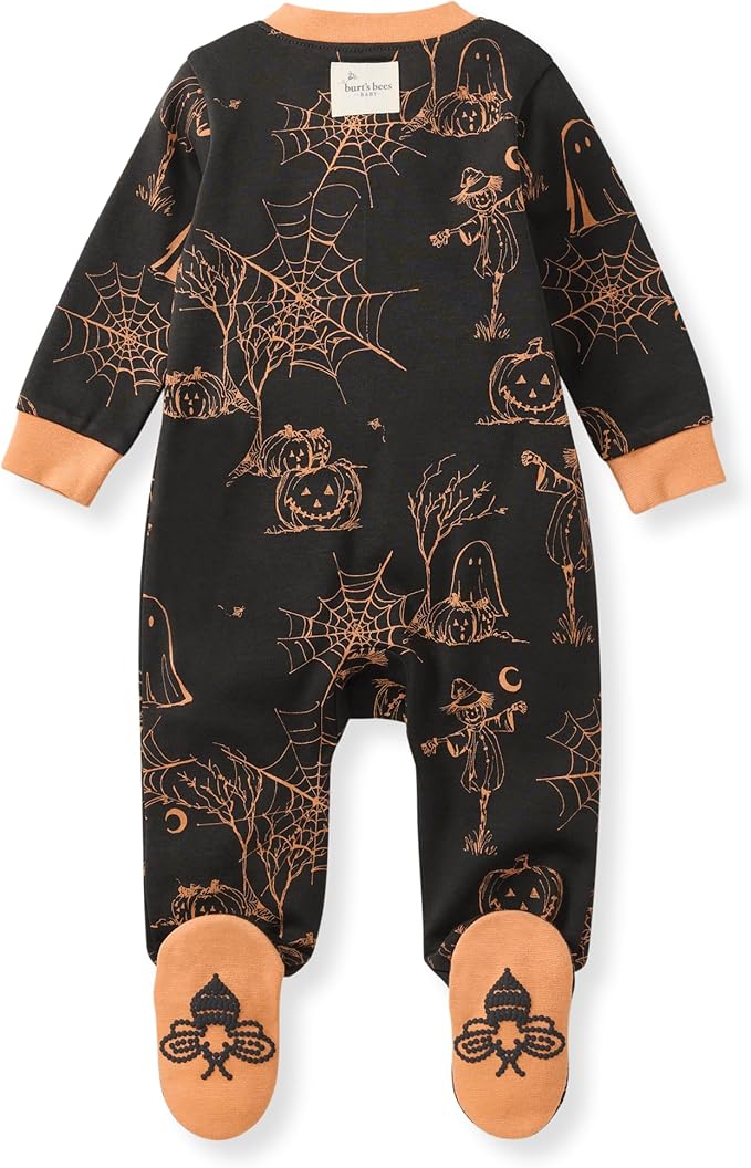 Burt’s Bees Baby Boys' One-Piece Sleep and Play 100% Organic Cotton PJs