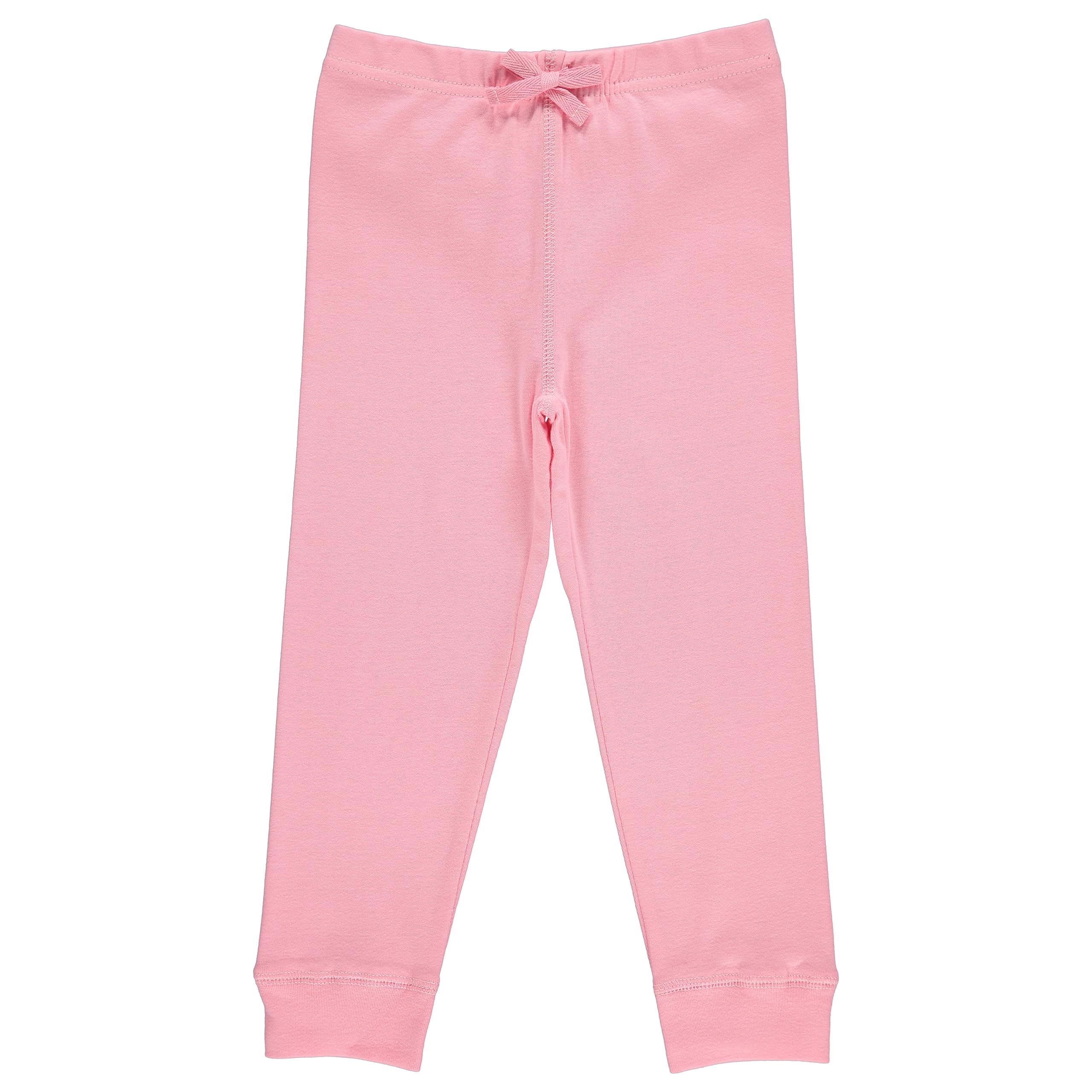 Cudlie 5-Pack Toddler Girls Joggers - Lounge Pants, Active Sweatpants Sweats - Drawstring Joggers for Girls, Size 4T