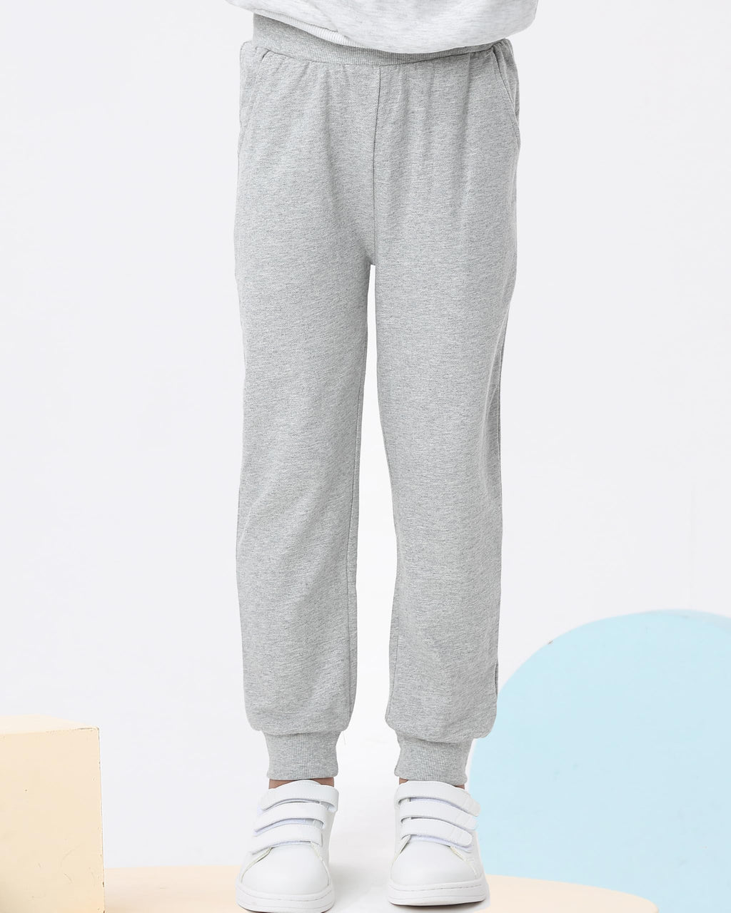 GFQLONG Toddler Boys Pants 100% Cotton Joggers Sweatpants with Pockets 3-4T