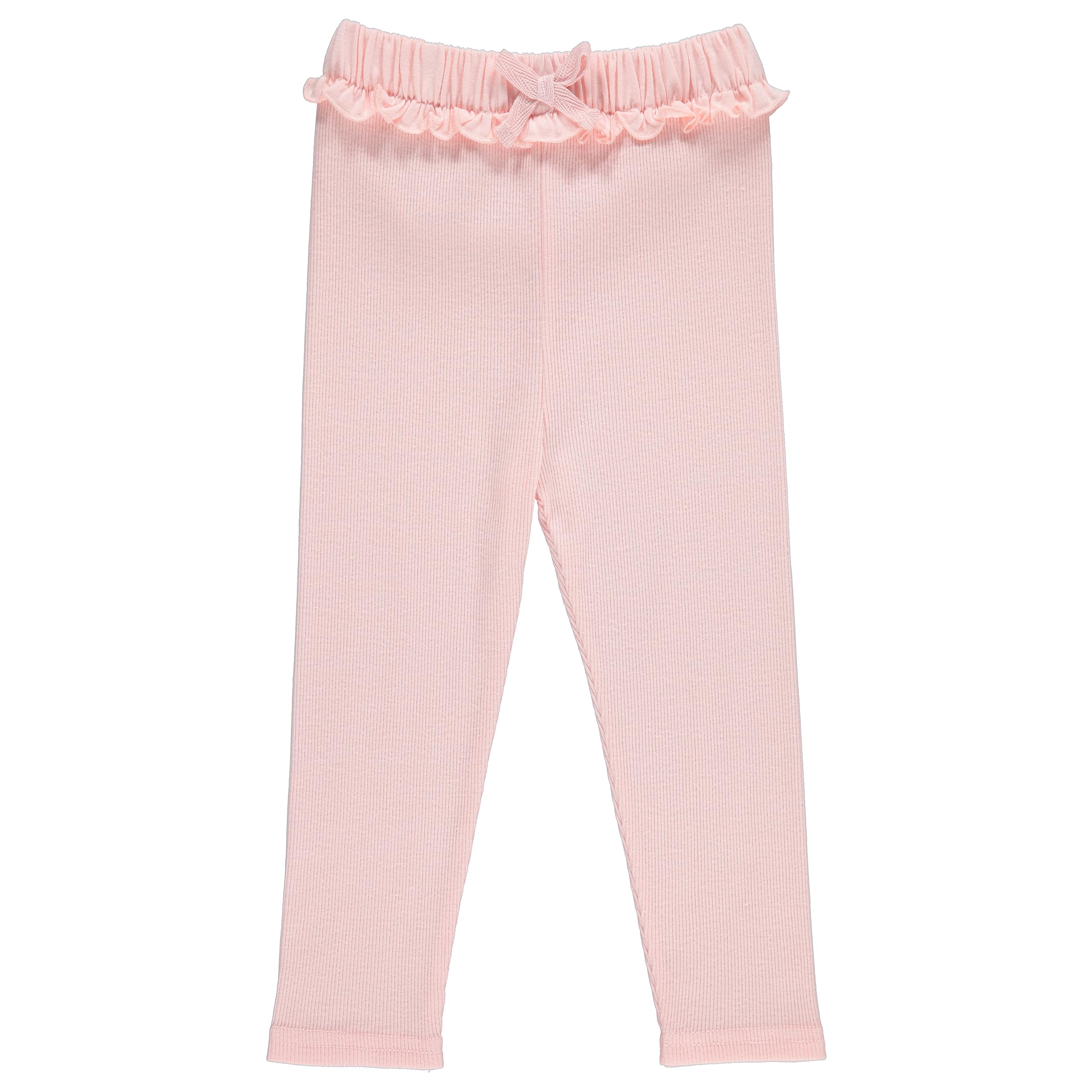 Cudlie 5-Pack Baby Girls Joggers - Lounge Pants, Active Sweatpants Sweats - Ruffled Joggers for Girls, 12-18 Months