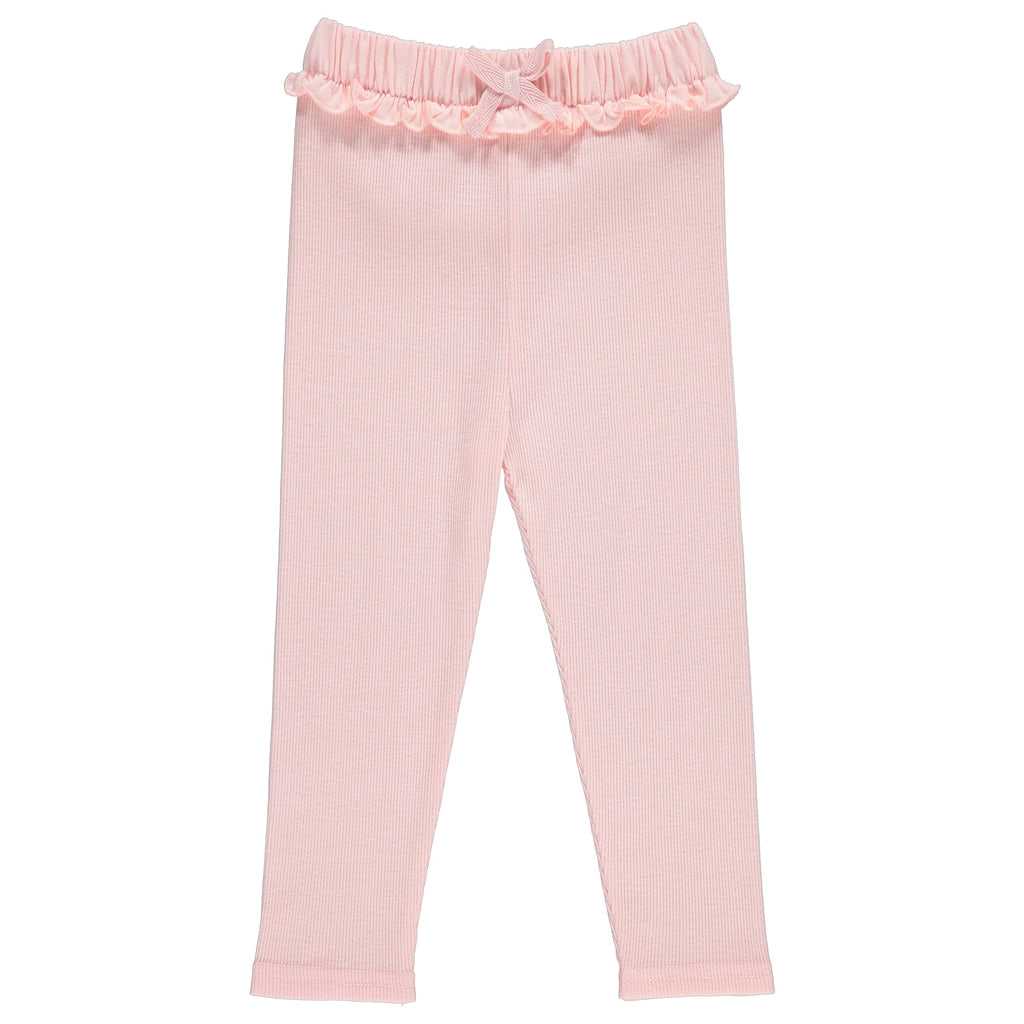 Cudlie 5-Pack Baby Girls Joggers - Lounge Pants, Active Sweatpants Sweats - Ruffled Joggers for Girls, 18-24 Months