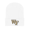 College Baby Knit Cap Wake Forest Demon Deacons Logo - White - Newborn