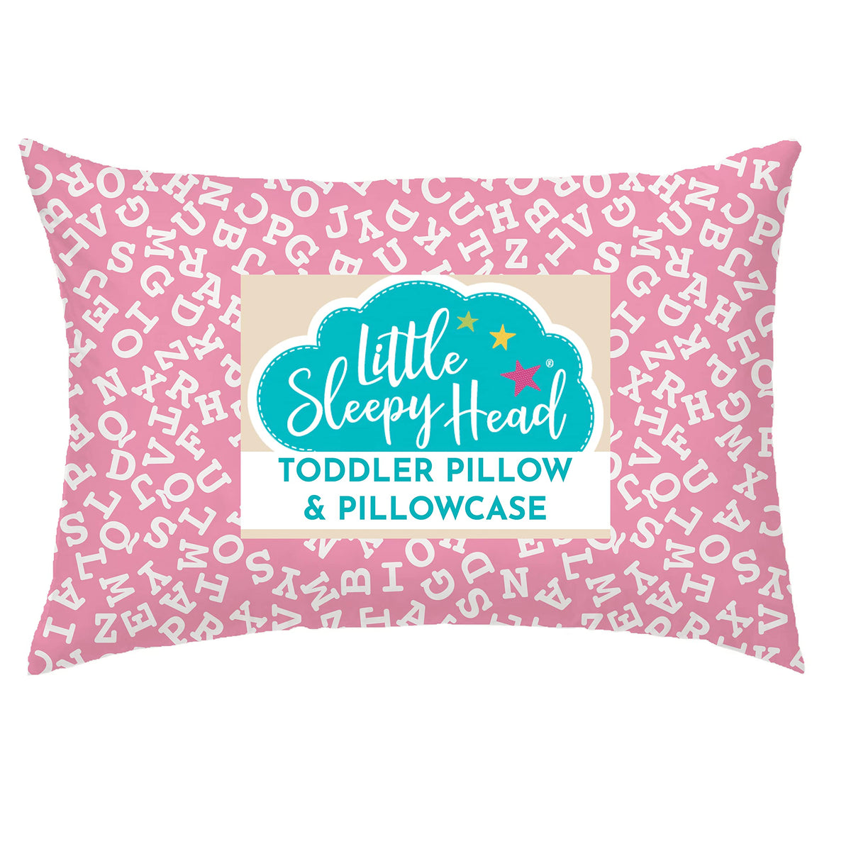 Toddler Bed Pillow with Cotton Pillow Case – 13x18 Kids Pillows for Sleeping, School, Travel & Daycare – Hypoallergenic Toddler Pillow 2 Year Old to 5 with Envelope Pillowcase (Checkers Black)