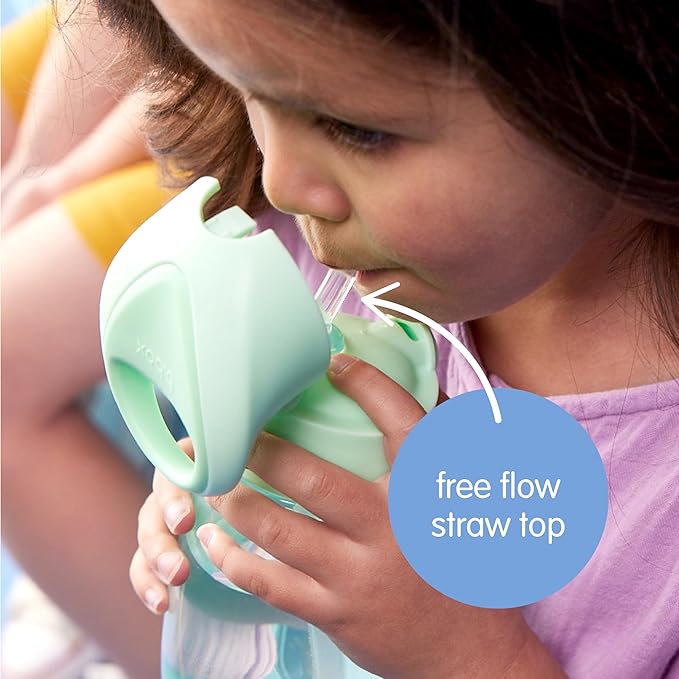b.box 13 oz Drink Bottle Jnr - Leakproof Water Bottle for Kids & Toddlers, Easy Clean, Dishwasher Safe, BPA Free, Ideal for School, Home & Travel (Chill Out, 13 oz)