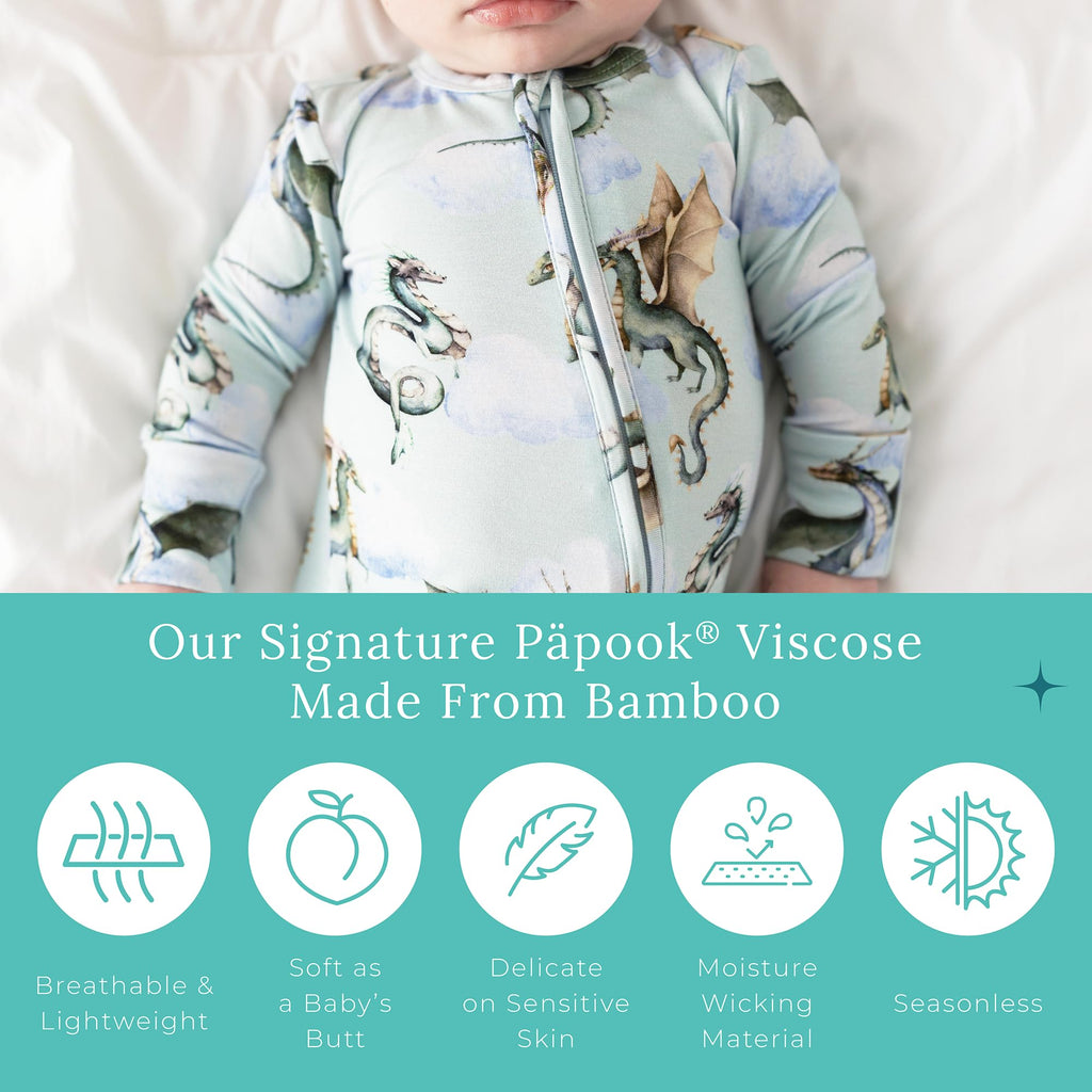 Posh Peanut Convertible Baby Sleepers, Boy Toddlers Footless Pajamas