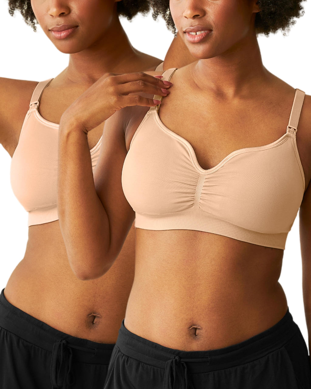Kindred Bravely Tatum Maternity Nursing Bra, Seamless Bralette Set, 2 Pack