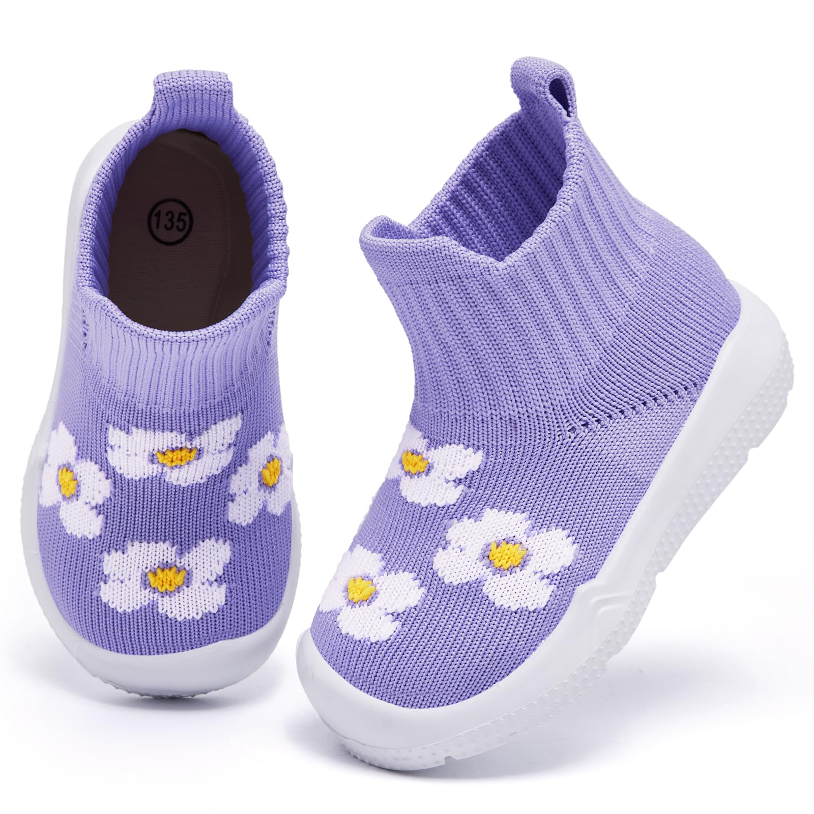 MORENDL Toddler Sock Shoes Baby Walking Shoes Infant Slippers Boys & Girls Non-Slip Sneakers