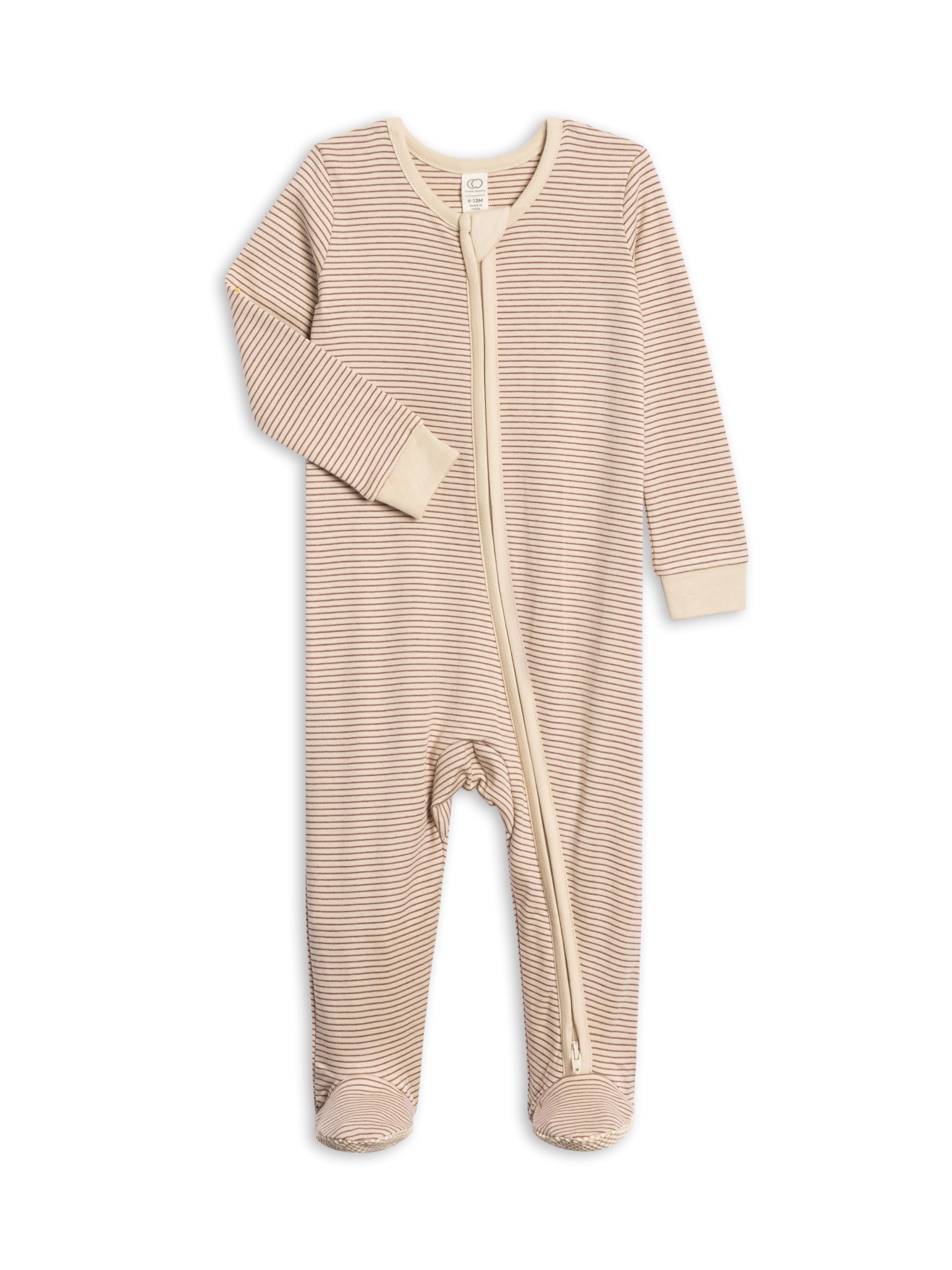 Colored Organics KENDI Zip Sleeper - Wayne Stripe 18-24M