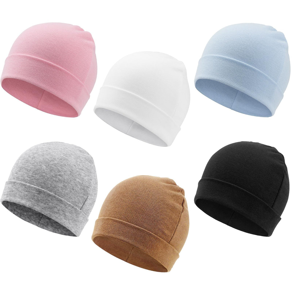 DRESHOW BQUBO Newborn Baby Hats Bear Ears Preemie Cute Caps Baby Boy Girl Infant Hospital Beanie for Preemie-3 Months