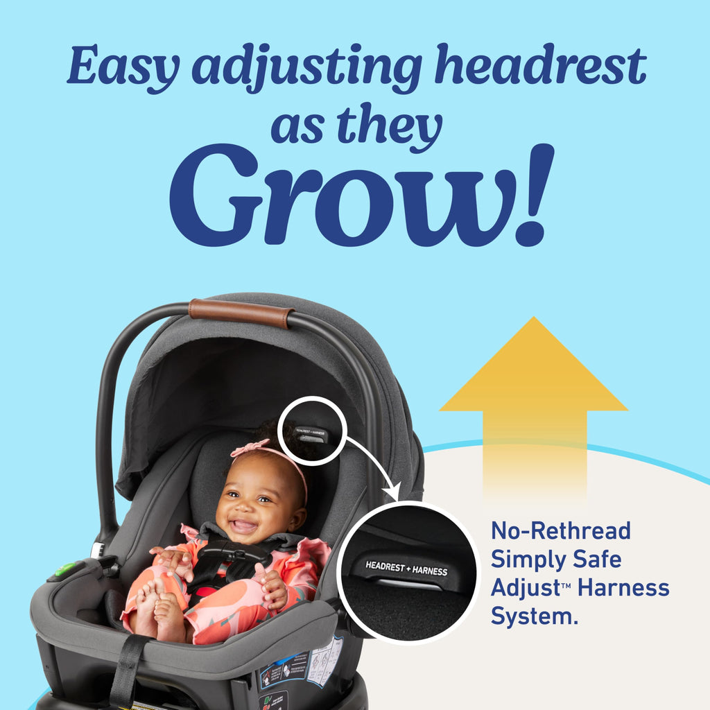 Graco® Gomax Infant Car Seat, Orchid Haze, Lightweight, Reclining Rear Facing Car Seat Installs with or Without a Base