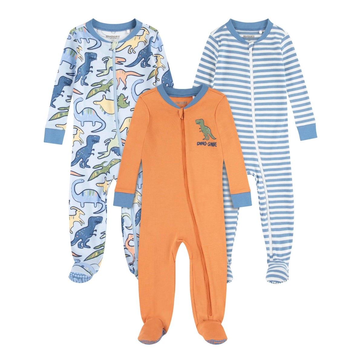 HUGGIES 3-Pack Footed Coverall