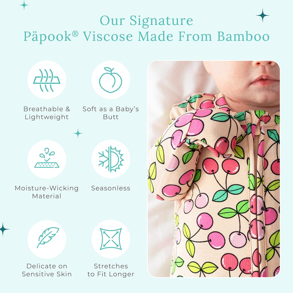 Posh Peanut Girls Convertible Baby Sleepers, Toddlers Footless Pajamas