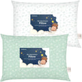 KeaBabies 2pk Toddler Pillows 2 Year Old to 5,13x18 Kids Pillow (DinoLand)