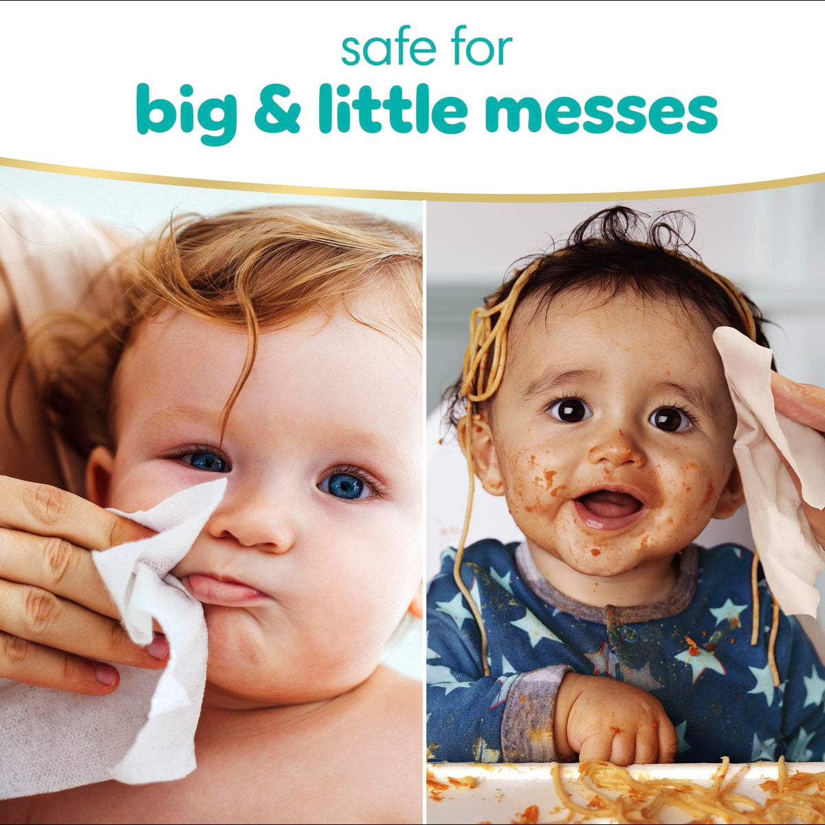 Pampers Sensitive Baby Wipes, Clinically Proven, Fragrance Free, Unscented, Water Based, Hypoallergenic Baby Wipes, Multi-Use Wipe, Hand Wipe 672 Total (12X Flip-Top Packs)
