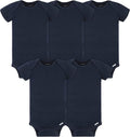 Gerber baby-girls 5-pack Solid Onesies Bodysuits