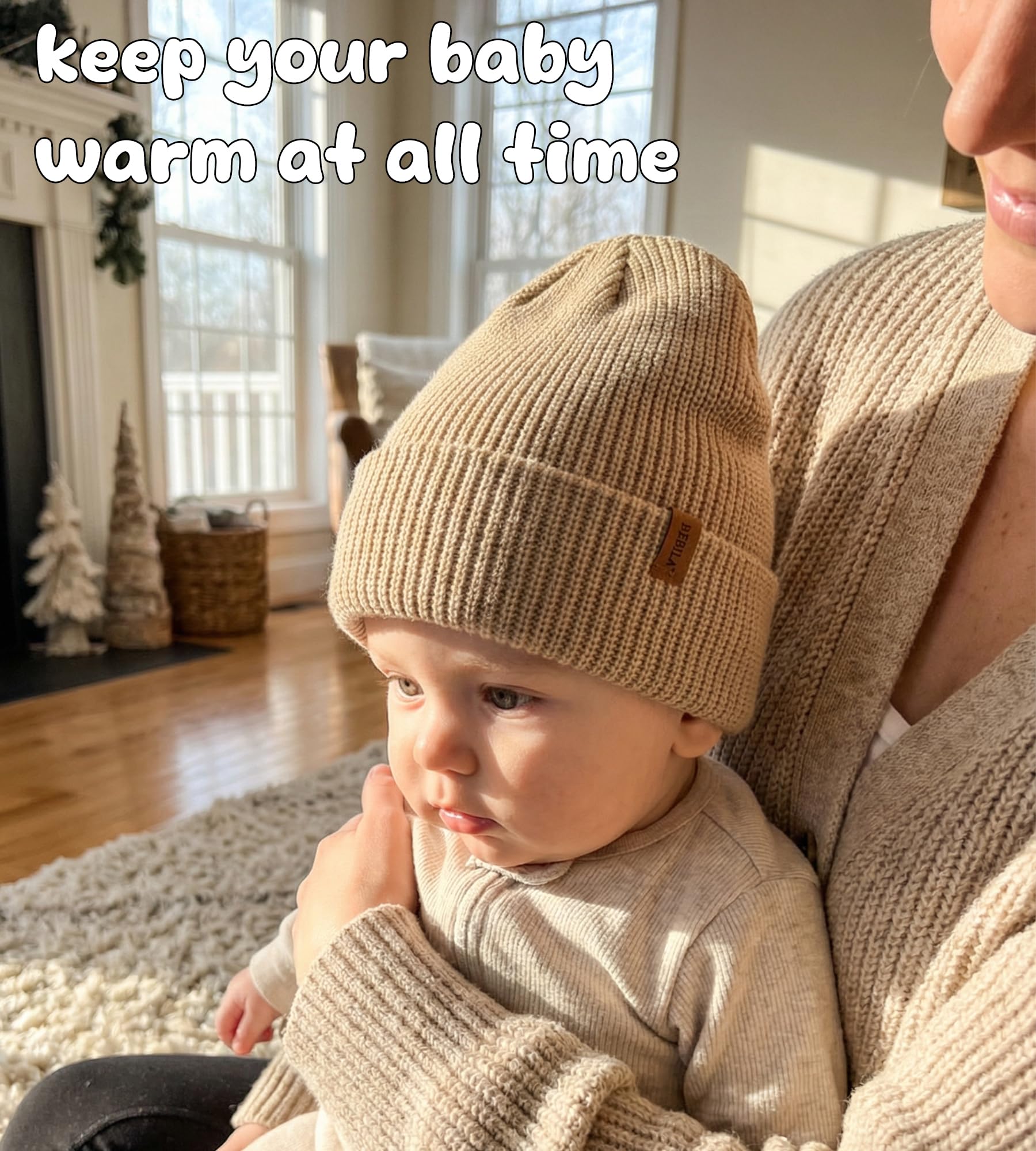 Bebila Baby Beanie Toddler Infant Winter Hats Knit Warm Caps for Boys Girls