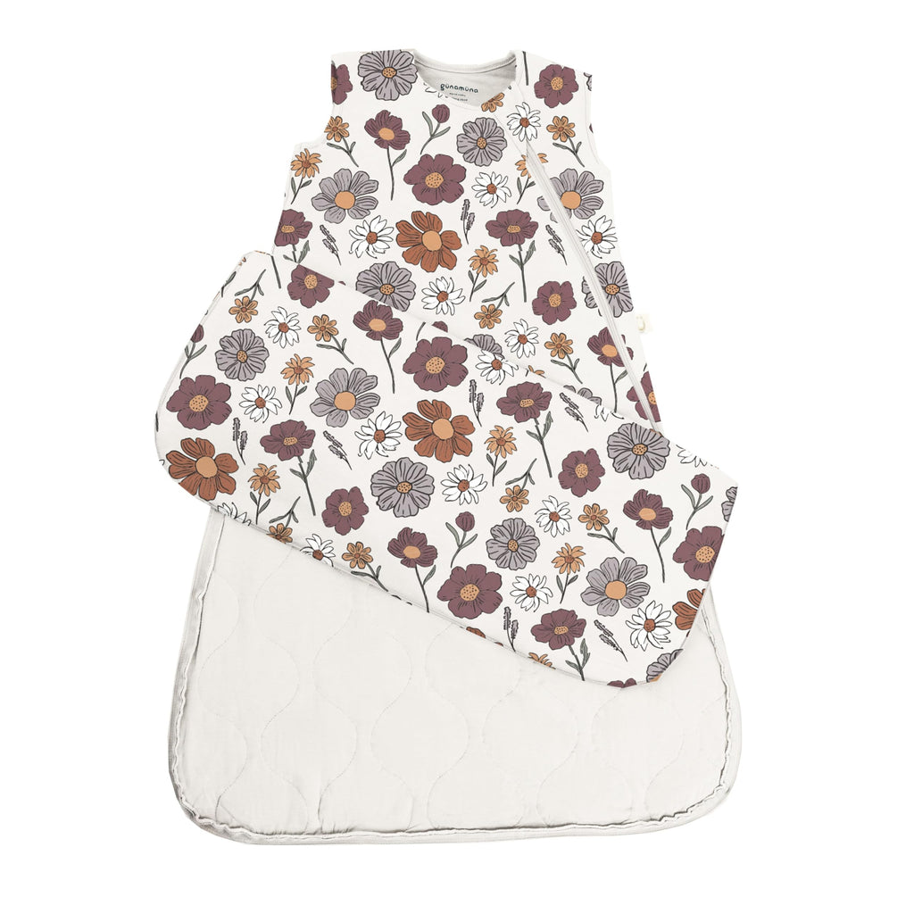 GUNAMUNA Sleep Sacks for Babies Toddlers and Newborns, Easy Changing Diaper Zipper, 2.5 TOG, Sage, 24-36 Months