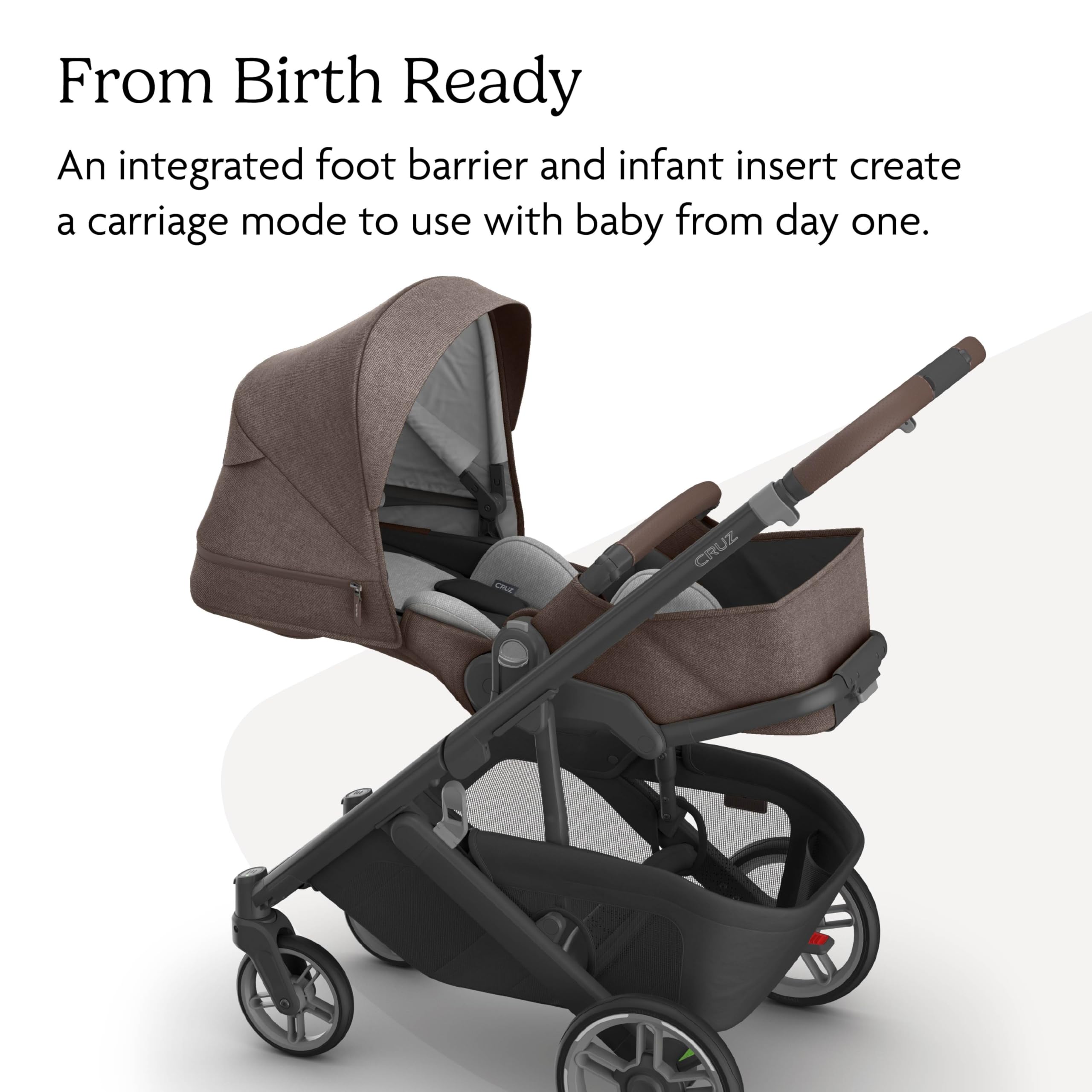 UPPAbaby Cruz V3 Full-Size, from Birth, Car Seat Compatible - Owen
