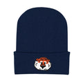 College Baby Infant Knit Cap Auburn Tigers Logo - Navy - Newborn