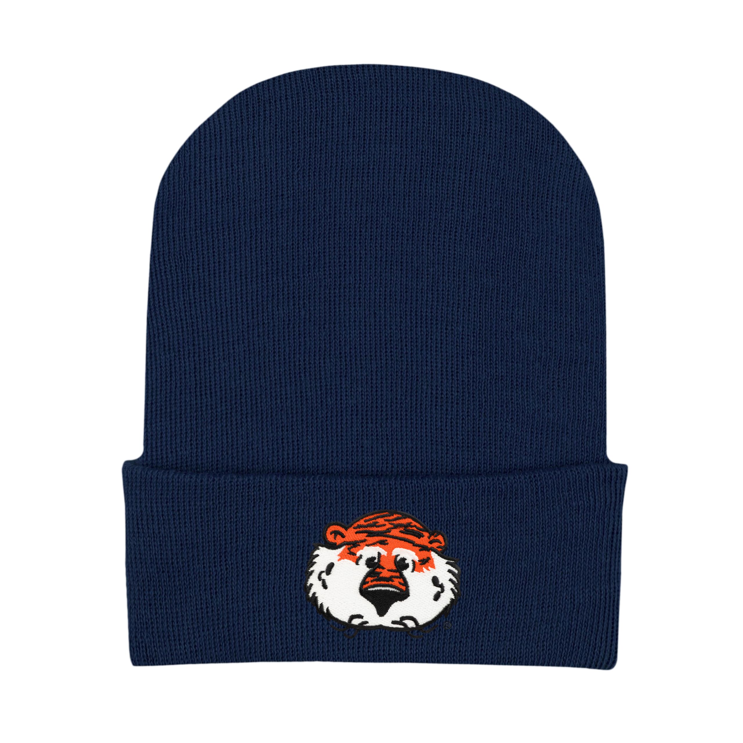College Baby Infant Knit Cap Auburn Tigers Logo - Navy - Newborn