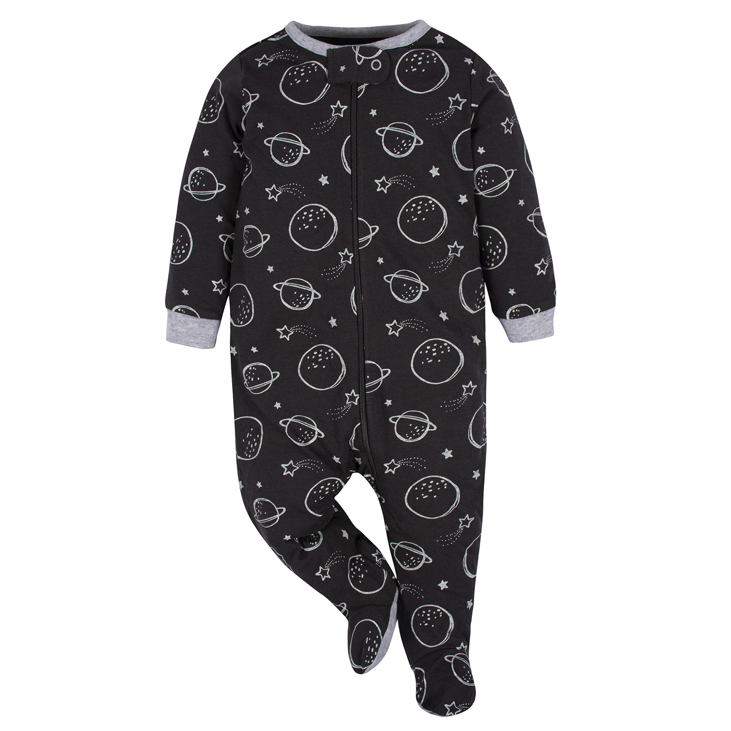 Gerber Baby Boys 4 Pack 'N Play Footie And Toddler Sleepers, Space, 3-6 Months US