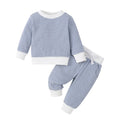 Twosya Toddler Baby Boy Fall Winter Clothes Crewneck Long Sleeve Sweatshirt Pullover Tops + Casual Pants Outfit Set