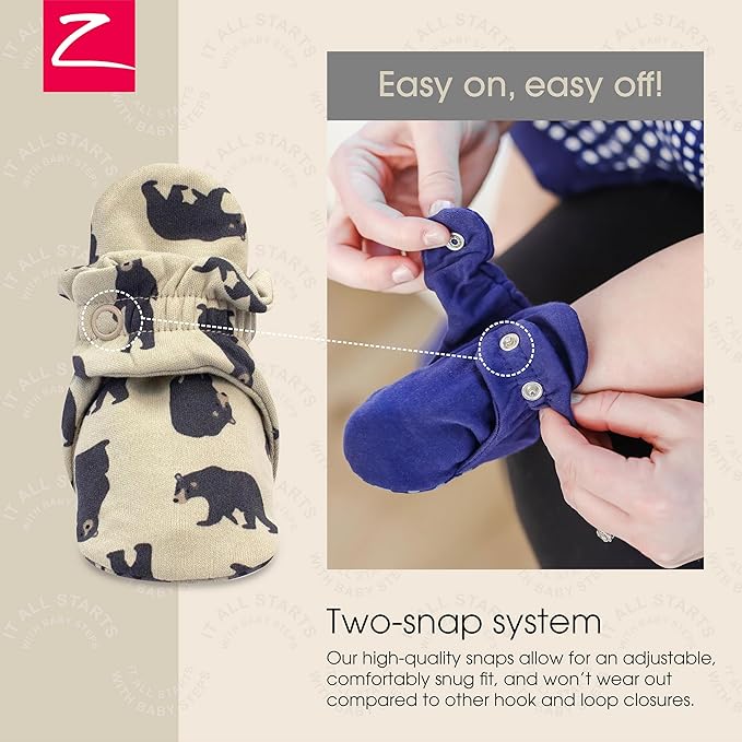Zutano Organic Baby Booties Newborn Infant, Lost Baby Socks Solution, Unisex, Girl, Boy, 0-3, 3-6, 6-12, 12-18, 18-24 Months