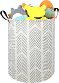 Round Laundry Hamper Storage Basket Laundry Organizer Hamper Storage Bins Clothes and Toys Box Nursery Hamper Gift Basket For Kids with Handles