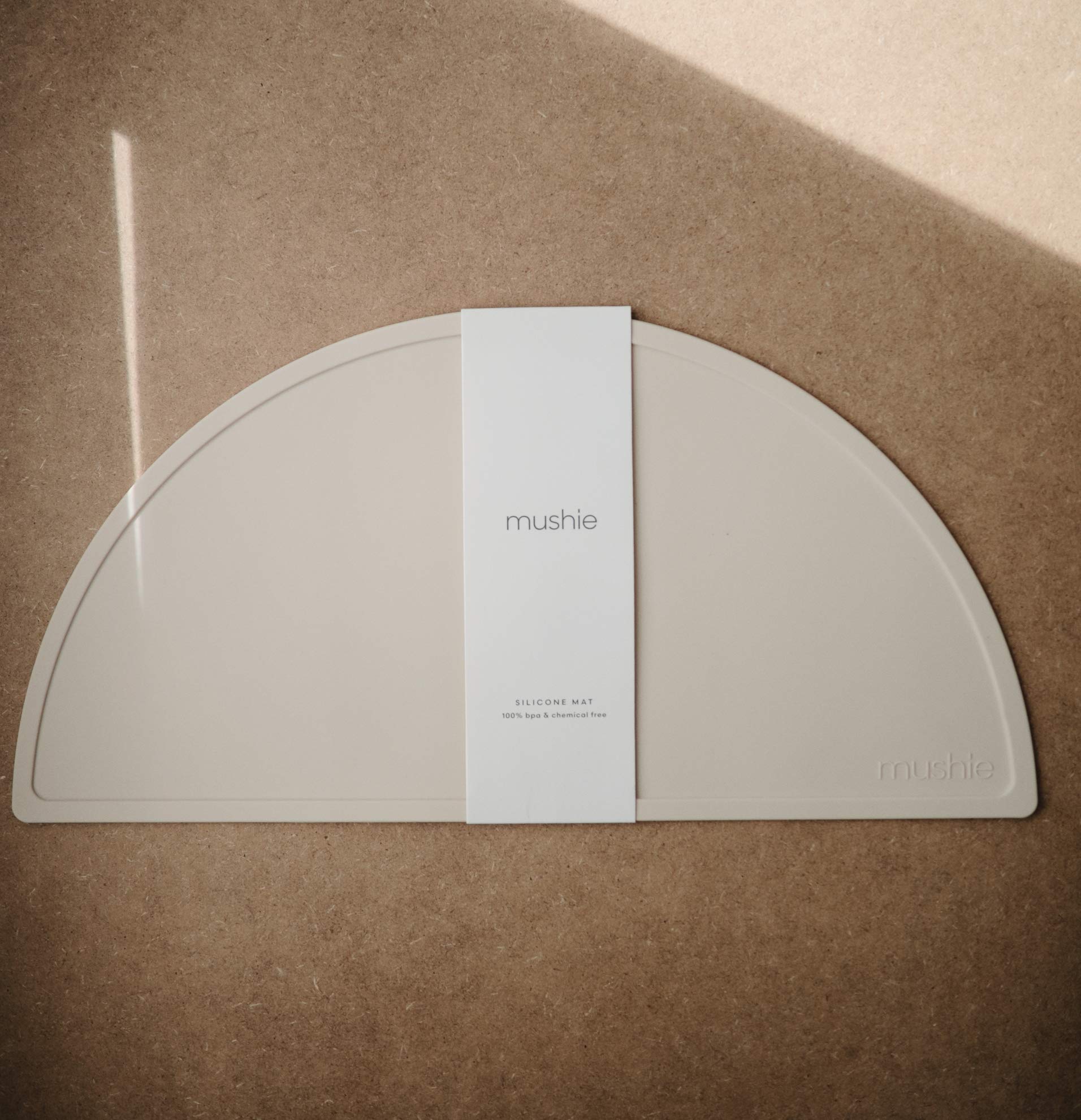 mushie Silicone Placemat for Kids | BPA-Free Non-Slip Design (Vanilla Confetti)