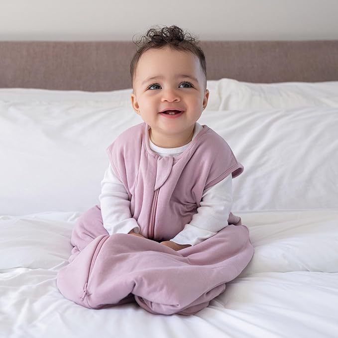 HALO SuperSoft Bamboo Wearable Blanket 1.5 TOG – Buttery Soft, Plush Baby Sleep Sack for Newborns, Infants & Toddlers, Hip-Healthy Design, Machine Washable, 0-6 Months, Small, Mauve