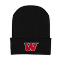 Creative Knitwear College Baby Infant Knit Cap Montana Western Bulldogs Logo - Black - Newborn