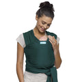 Moby Baby Wrap Carrier Classic for Newborns to Toddlers (8-33lbs), Infant Sling Carrier, Lightweight & Hands Free Design, Adjustable for All Body Types (Pacific)