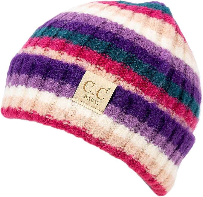 Funky Junque Baby Winter Hat – Cute Newborn Hats, Cozy Warm Infant Beanie, Soft Knit Stocking Stuffer for Babies 0–12 Months
